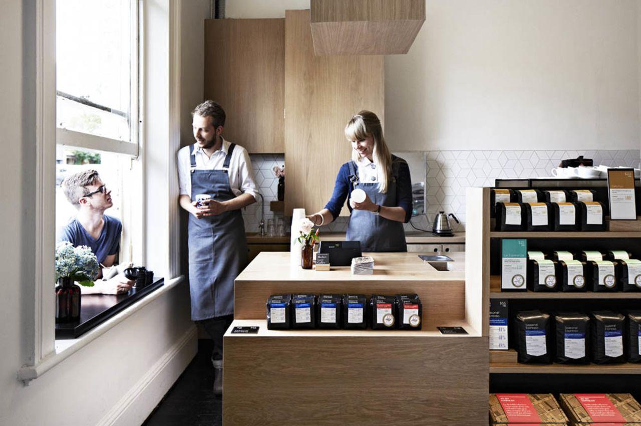 Tucked down one of Melbourne's ubiquitous alleyways, Market Lane Coffee is known for its beautiful, minimalist design and high-quality coffee.